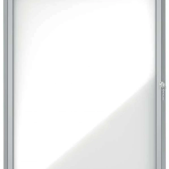 Nobo Vitrina Exteriores 4 Hojas A4 Superficie Blanca Magnetica 532x692x45mm Segura Aluminio 1