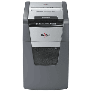 Rexel Optimum Autofeed 150X Destructora Automatica de Corte en Particulas P-4 - Autolimentacion de 150 Hojas, Manual de 8 Hojas - Papelera de 44L - Te