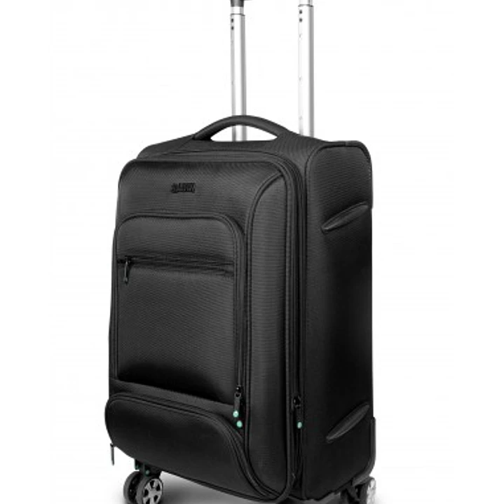 Urban Factory Mixee Maleta 4 Ruedas - Asa Telescopica Vertical y Asa Horizontal - Compartimento para Portatiles hasta 17.3