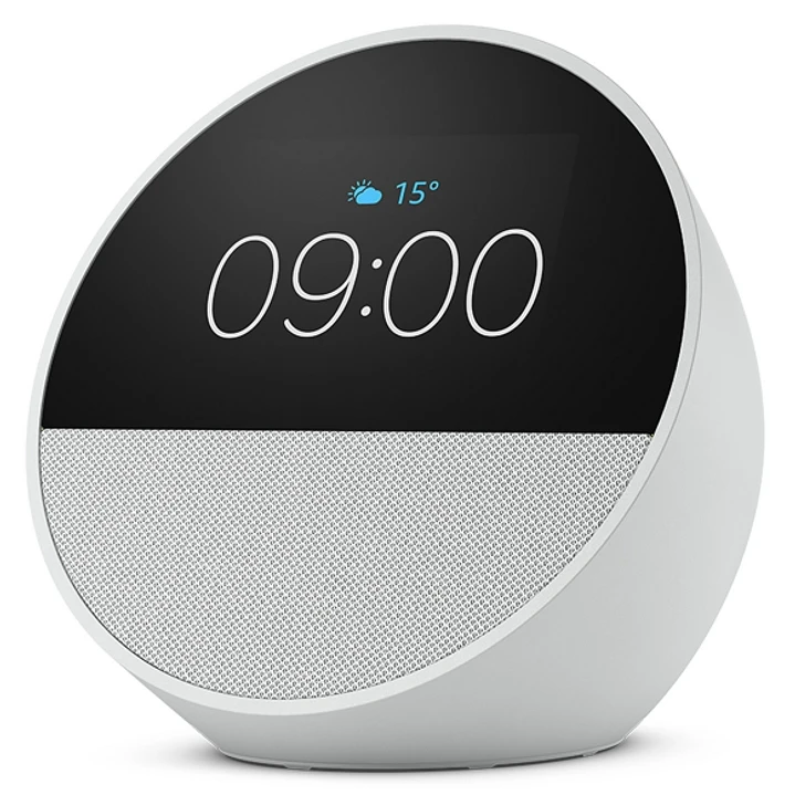 Amazon Echo Spot Altavoz y Despertador Inteligente - Sonido Potente e Intenso - Alexa - Color Blanco 1