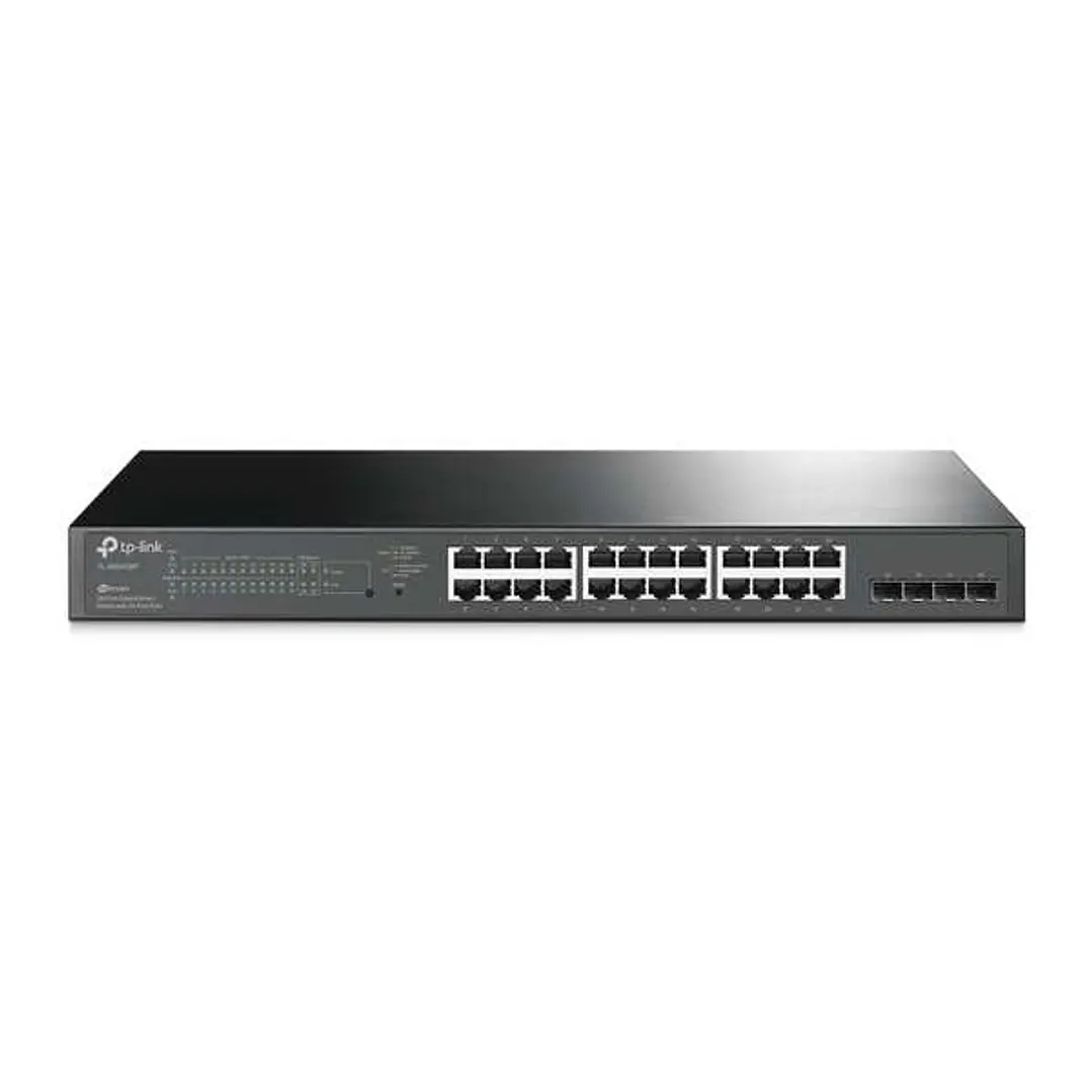 TP-Link Omada Switch Smart Gigabit JetStream - 24 Puertos PoE+ - 4 Ranuras SFP - Montaje en Rack 1