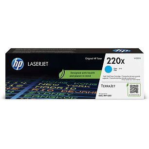HP W2201X Cyan Cartucho de Toner Original - 220X
