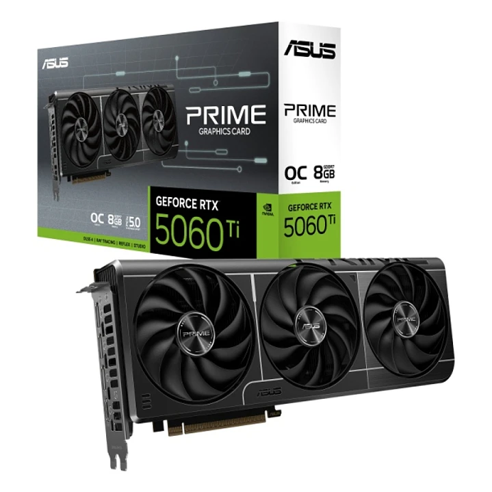 Asus GeForce RTX 5060 TI Prime OC Tarjeta Grafica 8GB GDDR7 1