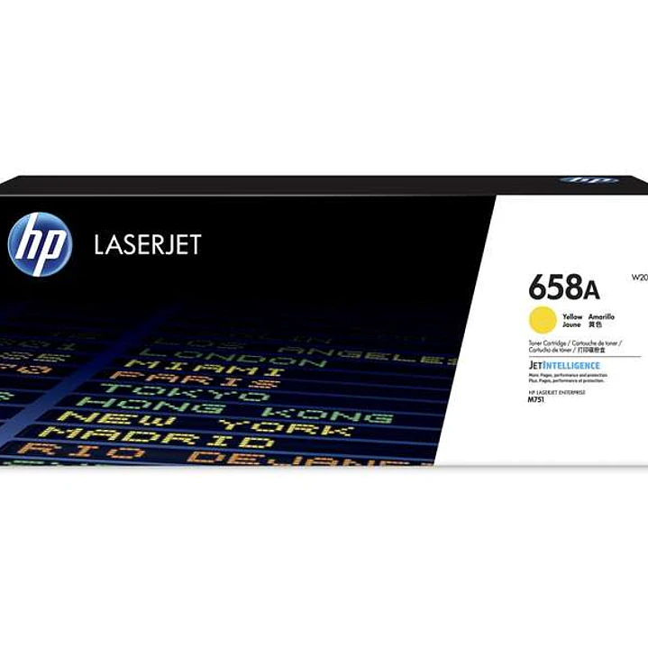 HP W2002A Amarillo Cartucho de Toner Original - 658A 1