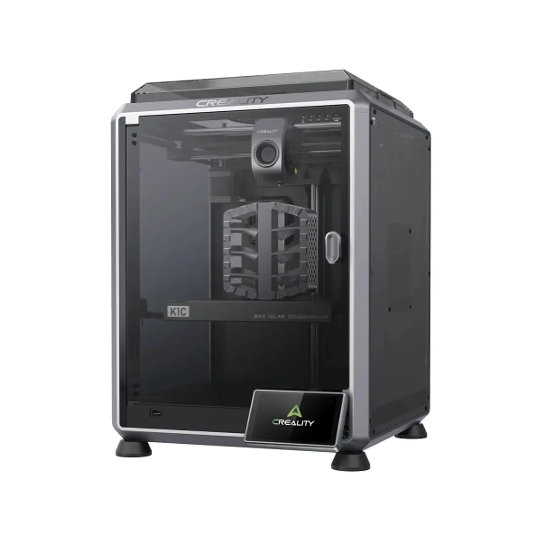 Creality K1C Impresora 3D Cerrada - Volumen 22x22x25cm - CoreXY, 12X Super Rapido - Camara IA Observadora - Purificacion Duradera y Modo Silencioso -  1