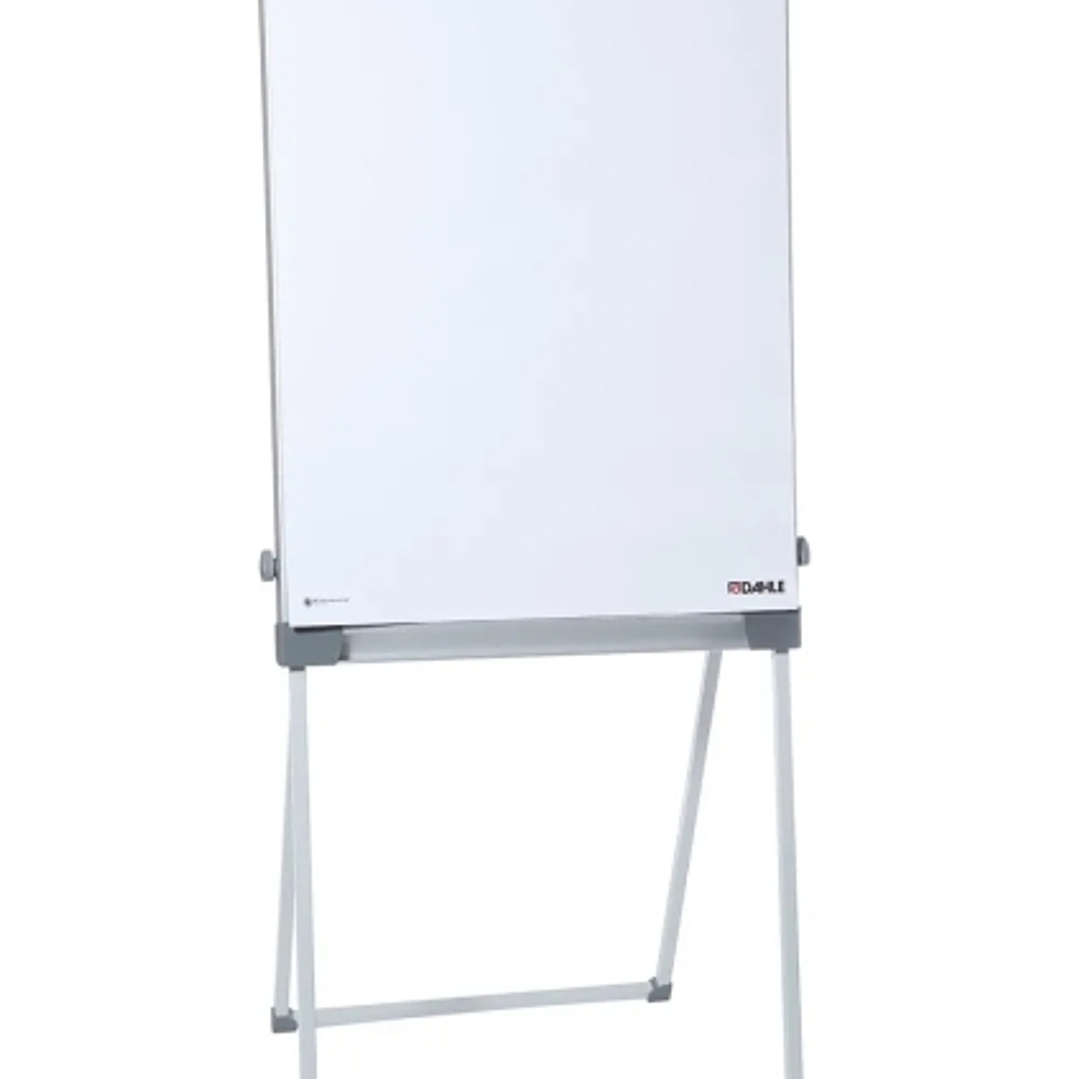 Dahle 96011 Profesional Pizarra/Caballete Metalico 670x950mm - Superficie Magnetica - 2 Portafotos Extraibles - Bandeja para Rotuladores - Color Blanc 1