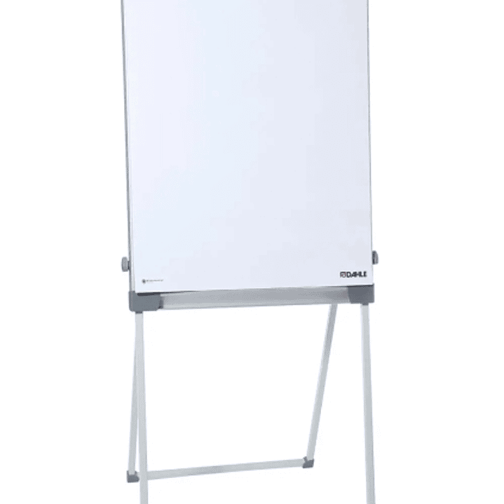 Dahle 96011 Profesional Pizarra/Caballete Metalico 670x950mm - Superficie Magnetica - 2 Portafotos Extraibles - Bandeja para Rotuladores - Color Blanc 1