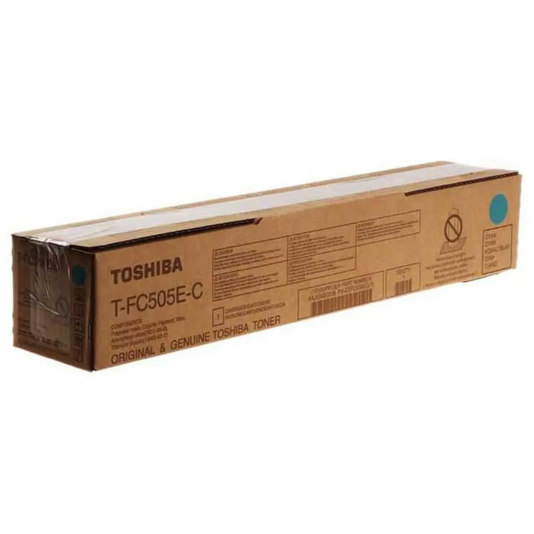 Toshiba T-FC505EC Cyan Cartucho de Toner Original - 6AJ00000290 1