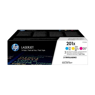 HP CF401X/CF402X/CF403X Pack de 3 Cartuchos de Toner Originales - 201X