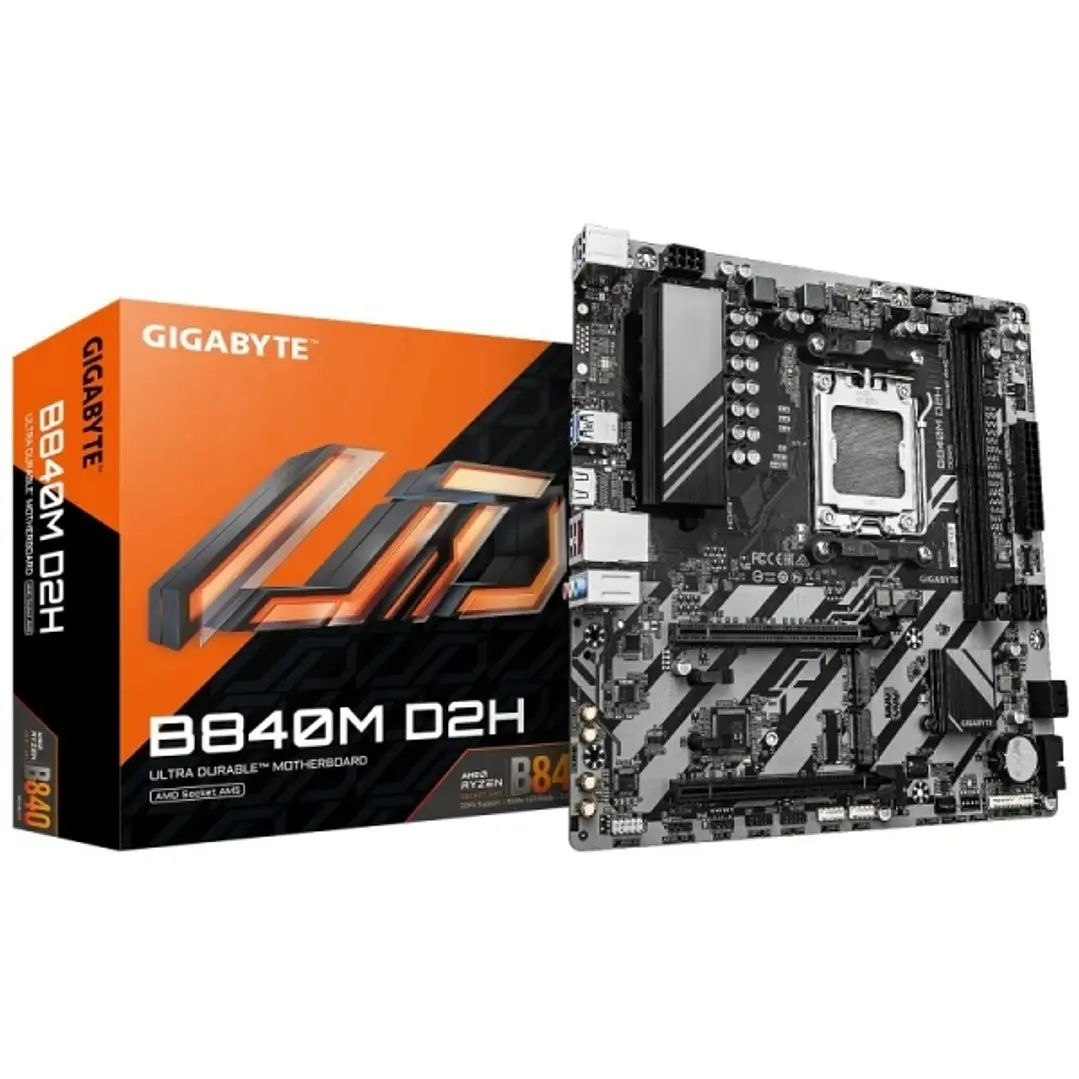 Gigabyte B840M D2H Placa Base AMD AM5 - 2x DDR5 - HDMI - MicroATX 1
