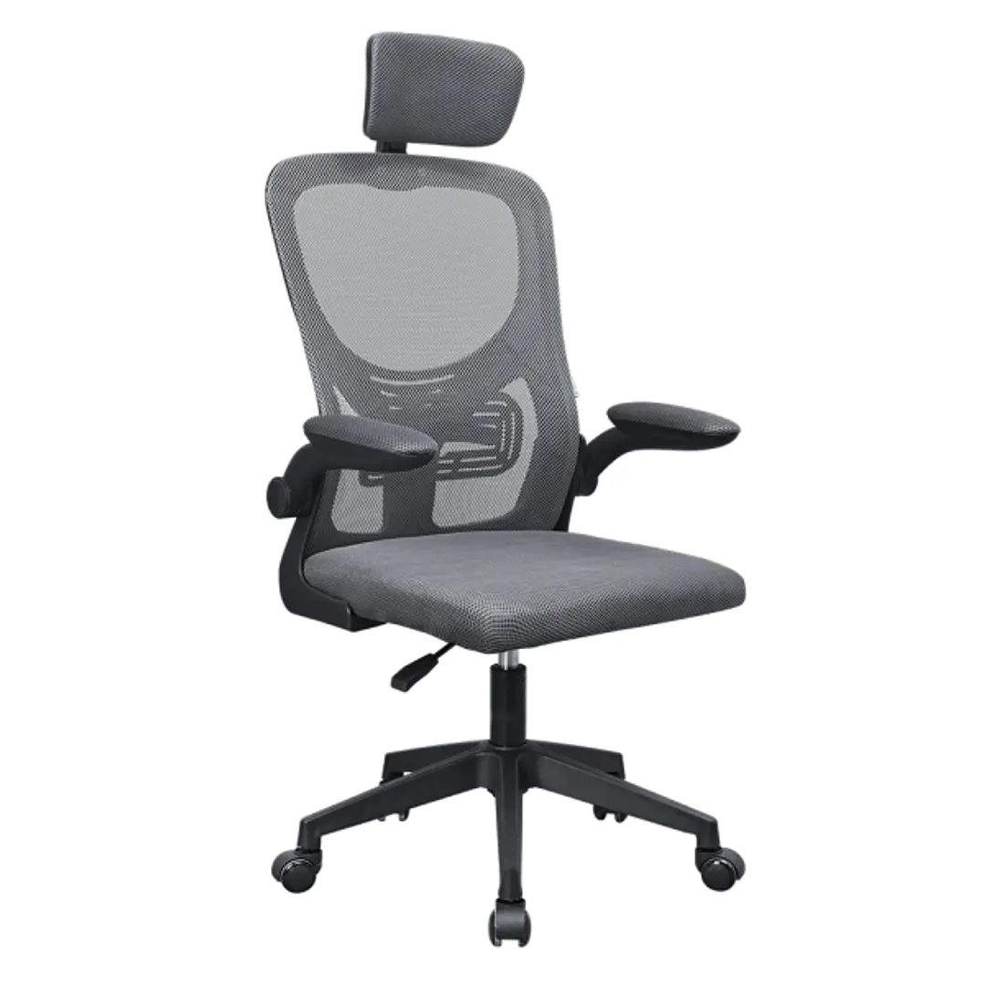 Mars Gaming MGC-ERGOPLUS Silla de Oficina Ergonomica - Reposacabezas, Soporte Lumbar y Reposabrazos Ajustable - Malla Transpirable - Asiento de Espuma 1