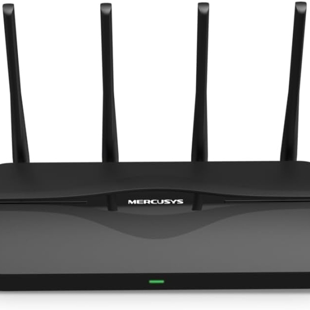 Mercusys MR47BE Router WiFi 7 TriBanda BE9300 - 3 Puertos 10/100/1000/2500Mbps - Easymesh - MU-MIMO - Color Negro 1