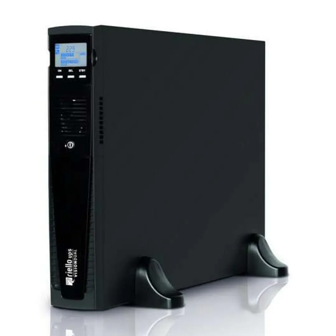 Riello Vision Dual SAI 2200VA 1980W - 10` Line Interactive 8x IEC 320, 1x C19, USB 2.0, RS-232 1