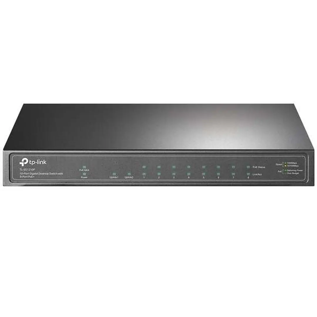 TP-Link Switch Sobremesa - 10 Puertos Gigabit - 8 Puertos PoE+ 1