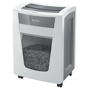 Leitz IQ Office PRO P6+ Destructora de Papel Manual  Micro Corte P-6 - Destruye 5 Hojas - Funcionamiento Ininterrumpido de 240m - Color Blanco