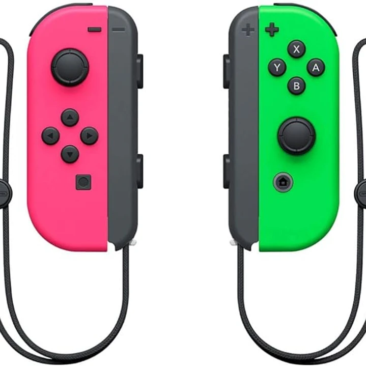 Nintendo Set de 2 Mandos Joy-Con Izquierdo/Derecho para Nintendo Switch - Autonomia hasta 20h - Vibracion HD - Sensor de Movimiento y Acelerometro - B 1