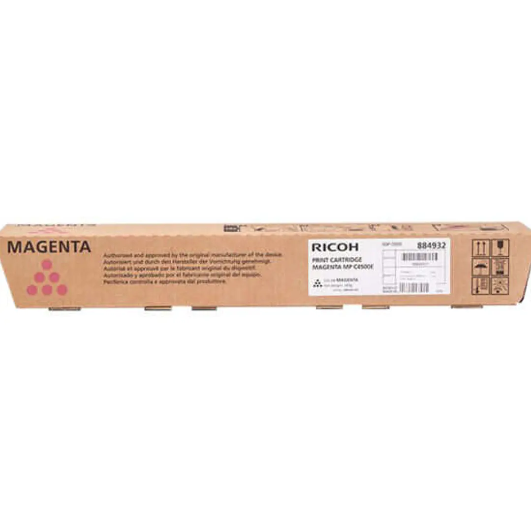 Ricoh Aficio MP-C3500/MP-C4500 Magenta Cartucho de Toner Original - 884932/888610/884936/842036 1