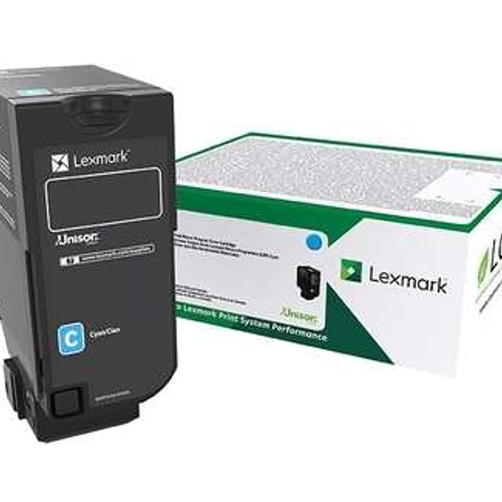 Lexmark CS727/CS728/CX727 Cyan Cartucho de Toner Original - 75B20C0 1