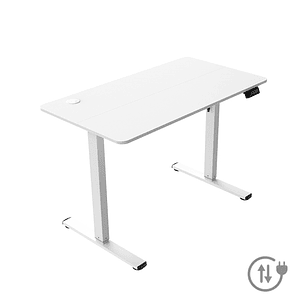 Mars Gaming MGD-ERGOPRO Mesa Gaming Motorizada - Altura Regulable hasta 118cm - Soportes Auriculares y Bebidas - Gestion de Cables - Estructura Acero 