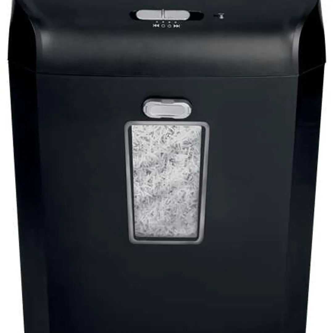 Rexel Promax RSX1035 Destructora de Papel Manual Corte en Particulas P-4- Destruye hasta 10 Hojas - Papelera de 35L - Color Negro 1