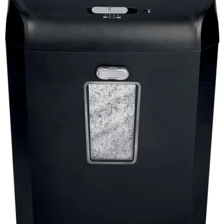 Rexel Promax RSX1035 Destructora de Papel Manual Corte en Particulas P-4- Destruye hasta 10 Hojas - Papelera de 35L - Color Negro 1
