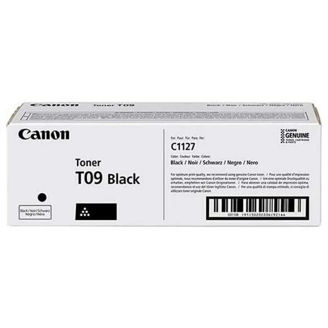 Canon T09 Negro Cartucho de Toner Original - 3020C006 1