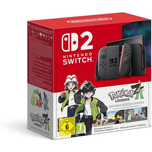 Nintendo Pack Consola Nintendo Switch 2 con Videojuego Pokemon Legends Z-A - Pantalla LCD HDR10 de 7.9