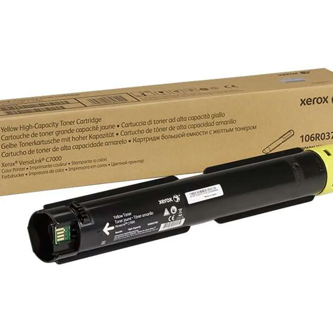 Xerox VersaLink C7000 Amarillo Cartucho de Toner Original - 106R03758 1
