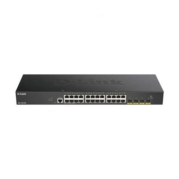D-Link Switch Semiestionable 24 Puertos Gigabit + 4 Puertos 10G SFP+ 1