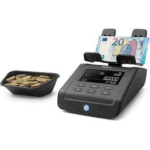 Safescan 6165 G3 Balanza Contadora de Dinero - Cuenta Monedas y Billetes - Puerto de Actualizaciones