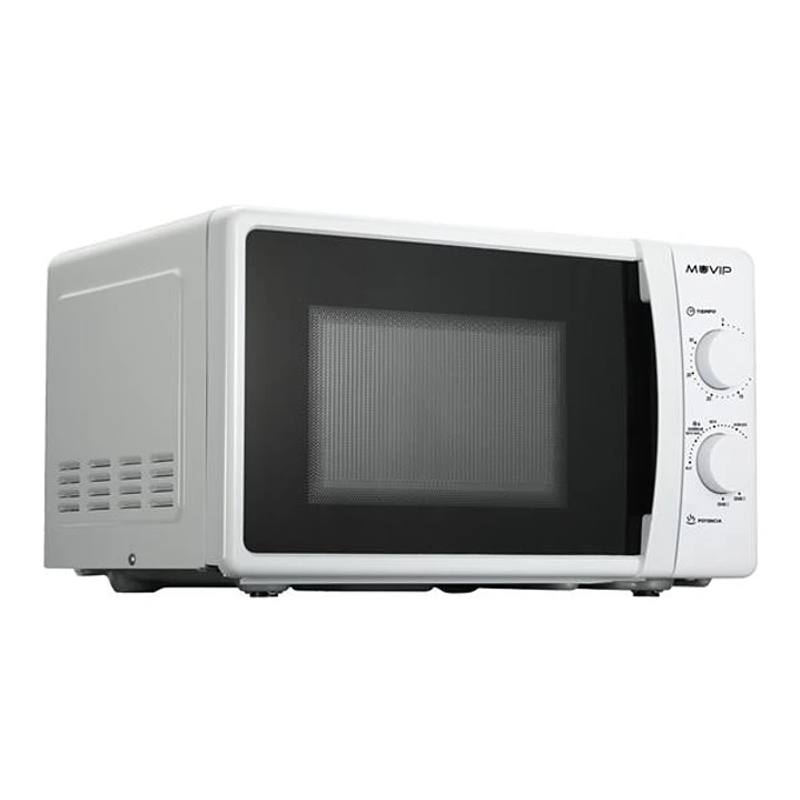 Muvip Microondas - Capacidad 20L - Potencia 700W - Grill 800W - 5 Niveles de Potencia - Temporizador 30min - Descongelacion - Color Blanco 1
