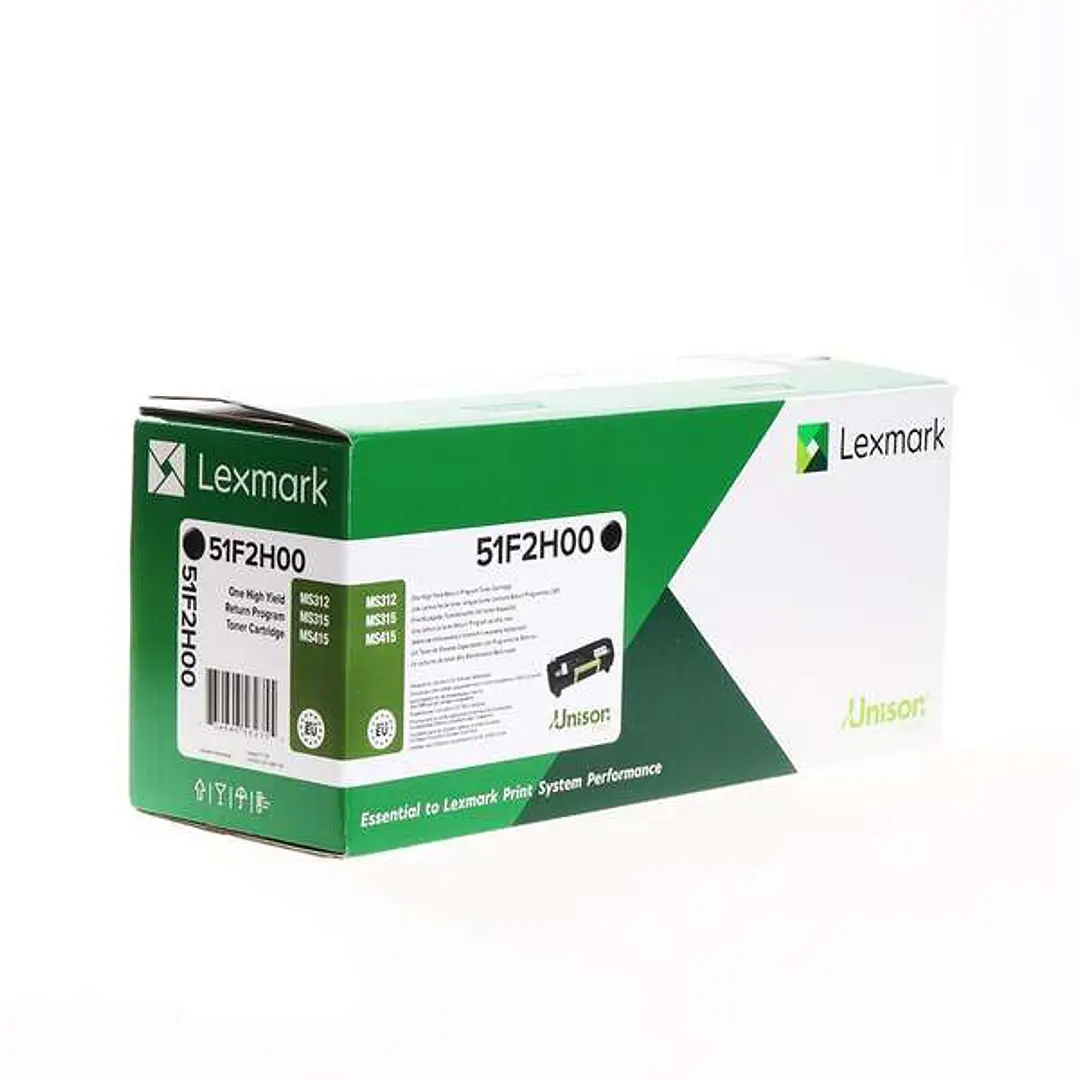 Lexmark MS312/MS415 Negro Cartucho de Toner Original - 51F2H0E/512H (Corporate) 1