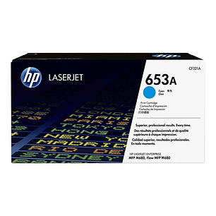 HP CF321A Cyan Cartucho de Toner Original - 653A