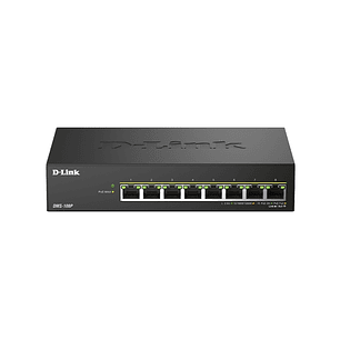 D-Link Switch 8 Puertos 2.5G PoE No Gestionado - Switching 40 Gbps - PoE 230W