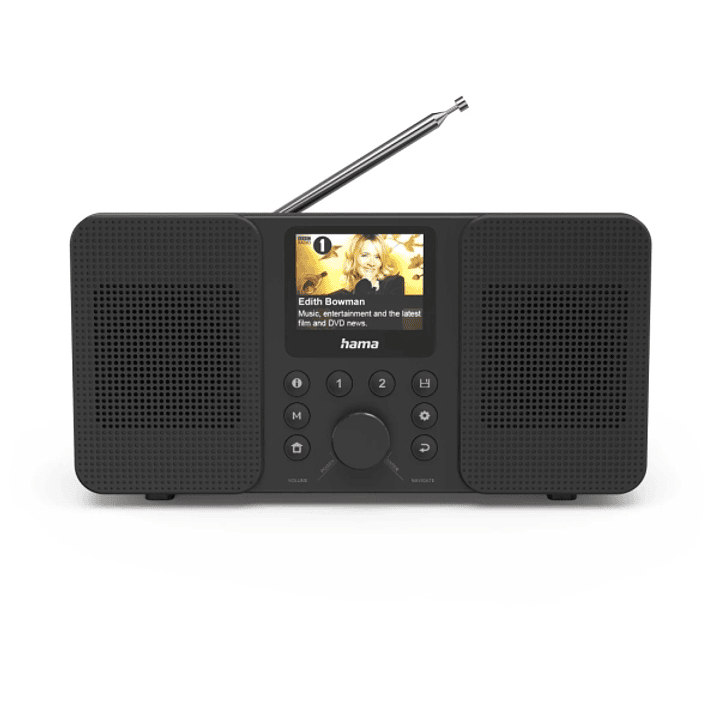 Hama DIR10 Radio Digital - Potencia 6W - Bluetooth - Cable 180cm - Pantalla 2.4