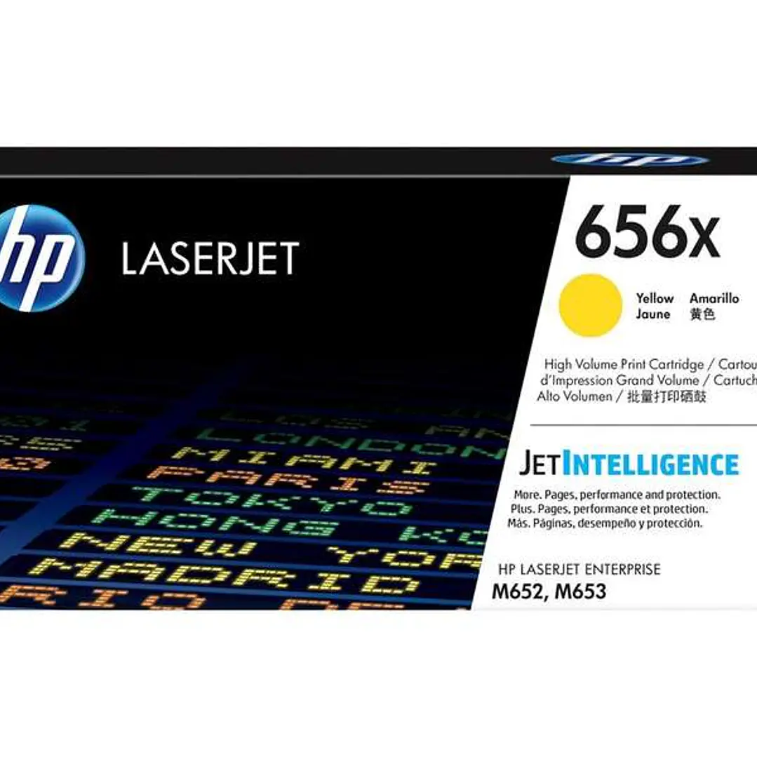 HP CF462X Amarillo Cartucho de Toner Original - 656X 1