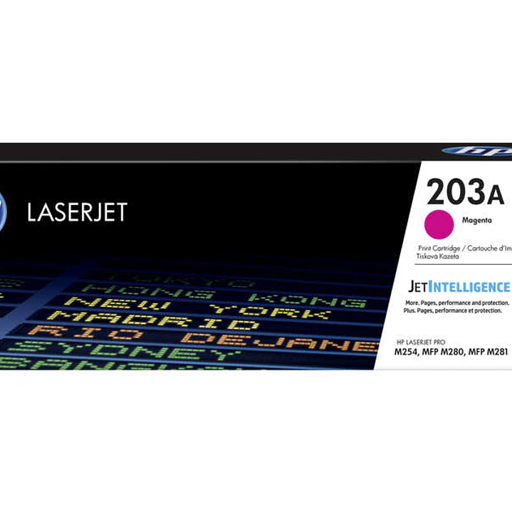 HP CF543A Magenta Cartucho de Toner Original - 203A 1