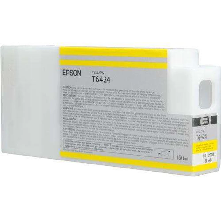 Epson T6424 Amarillo Cartucho de Tinta Original - C13T642400 1