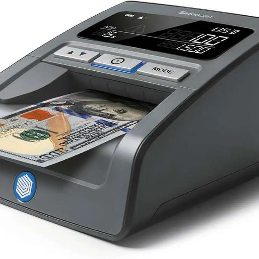 Safescan 185-S Verificador de Billetes - Verificacion Precisa de Billetes - Deteccion de Falsificaciones - Verificacion Multidireccional - Conteo de B 1