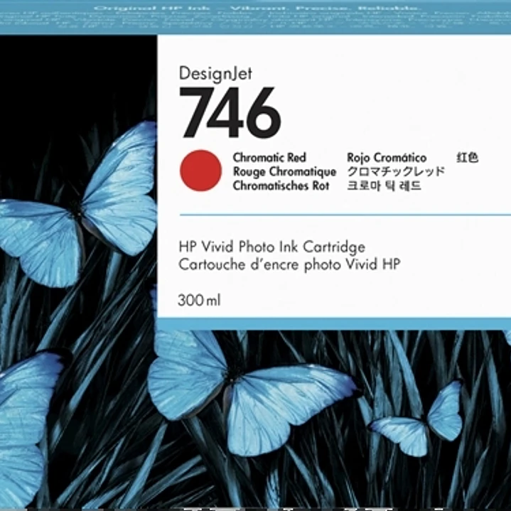 HP 746 Rojo Cartucho de Tinta Original - P2V81A 1