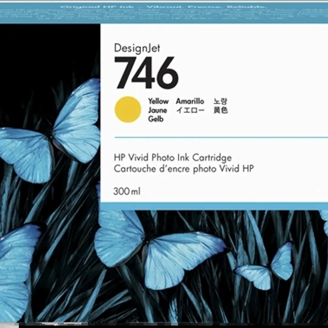 HP 746 Amarillo Cartucho de Tinta Original - P2V79A 1