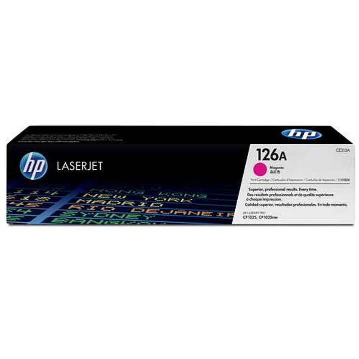 HP CE313A Magenta Cartucho de Toner Original - 126A 1