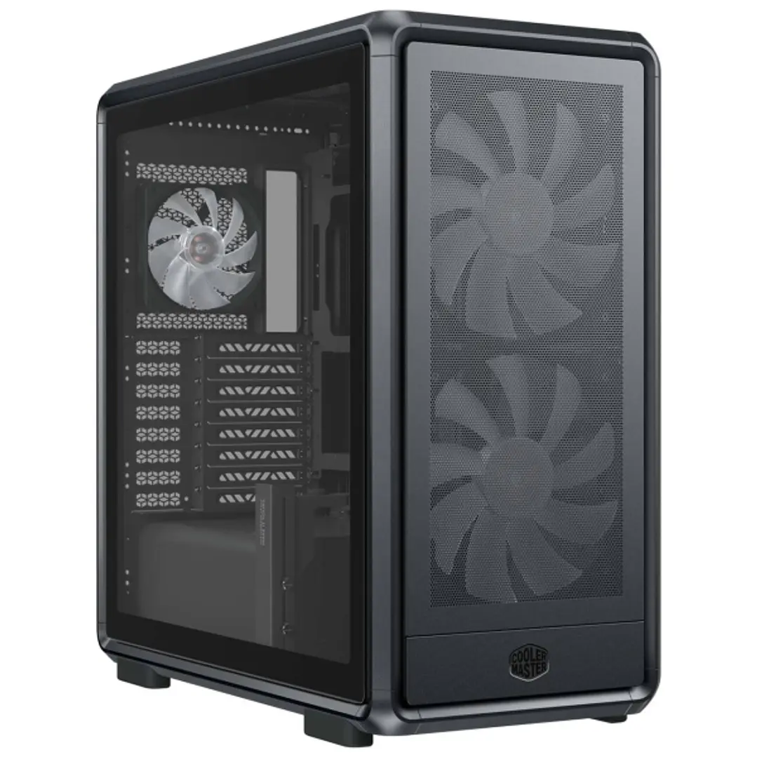Cooler Master Masterframe 600 Caja Torre E-ATX - 2 Ventiladores 200mm RGB Frontales - 1 Ventilador 120mm RGB Trasero - Ventana Lateral - Paneles Inter 1