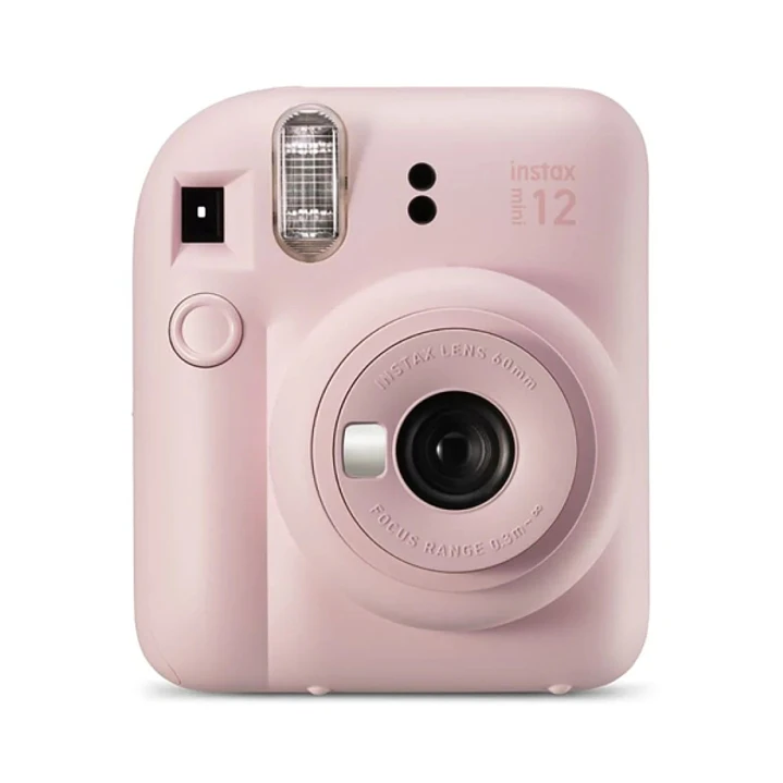 Fujifilm Instax Mini 12 Blossom Pink Camara Instantanea - Tamaño de Imagen 62x46mm - Flash Auto - Exposicion Automatica - Mini Espejo para Selfies - M 1