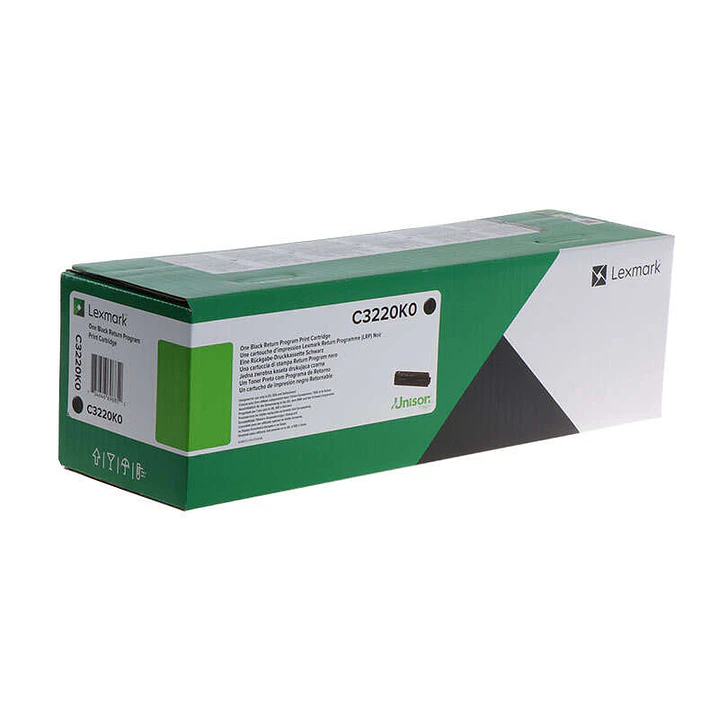 Lexmark C3324/C3326/MC3224/MC3326/MC3426 Negro Cartucho de Toner Original - C3220K0/C320010 1