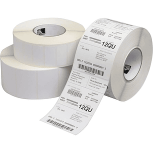 Zebra Z-Perform 1000T Pack de 12 Rollos de Etiquetas Originales Perforadas 152x102 mm - 475 Unidades por rollo - 800294-605