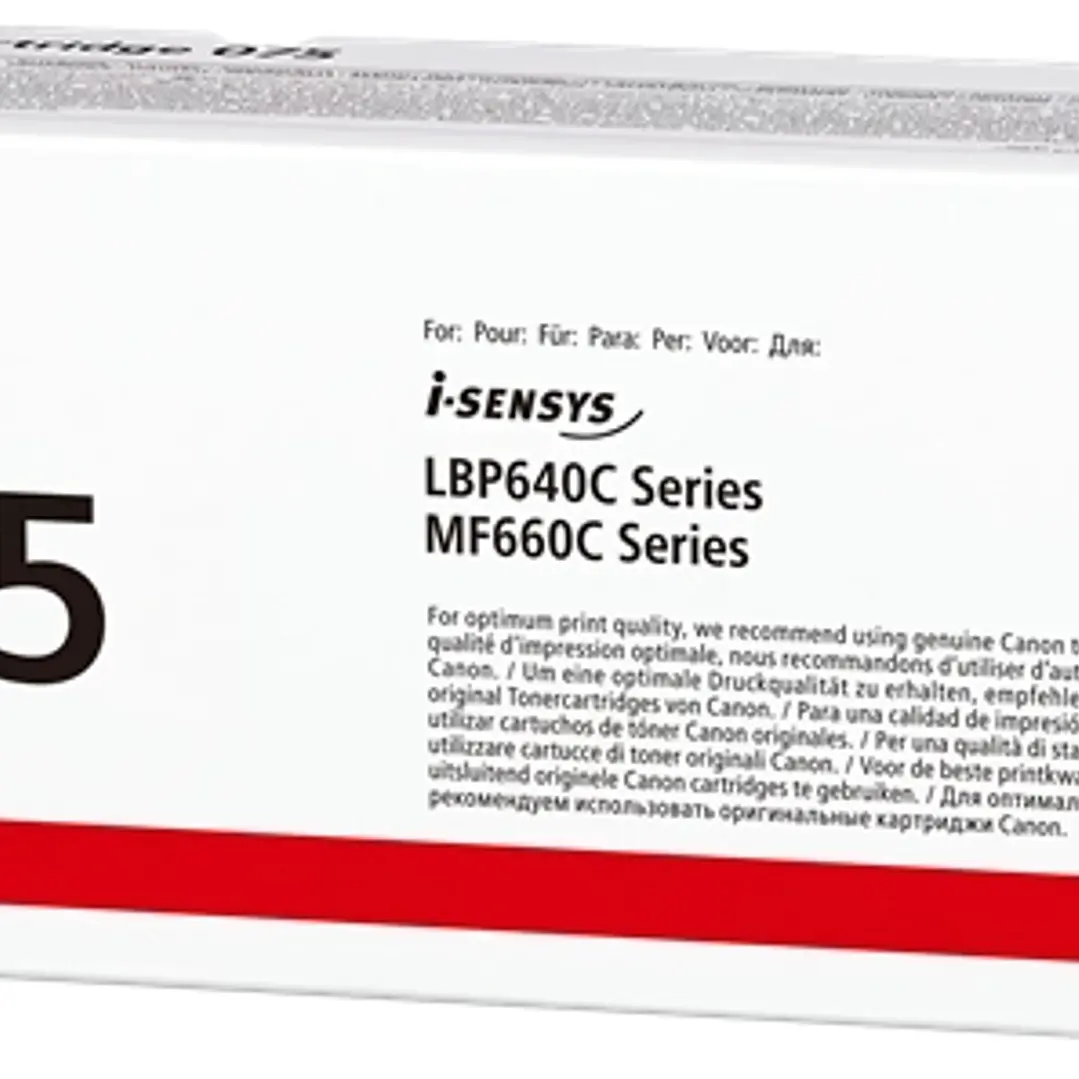 Canon 075 Amarillo Cartucho de Toner Original - 6362C002 1