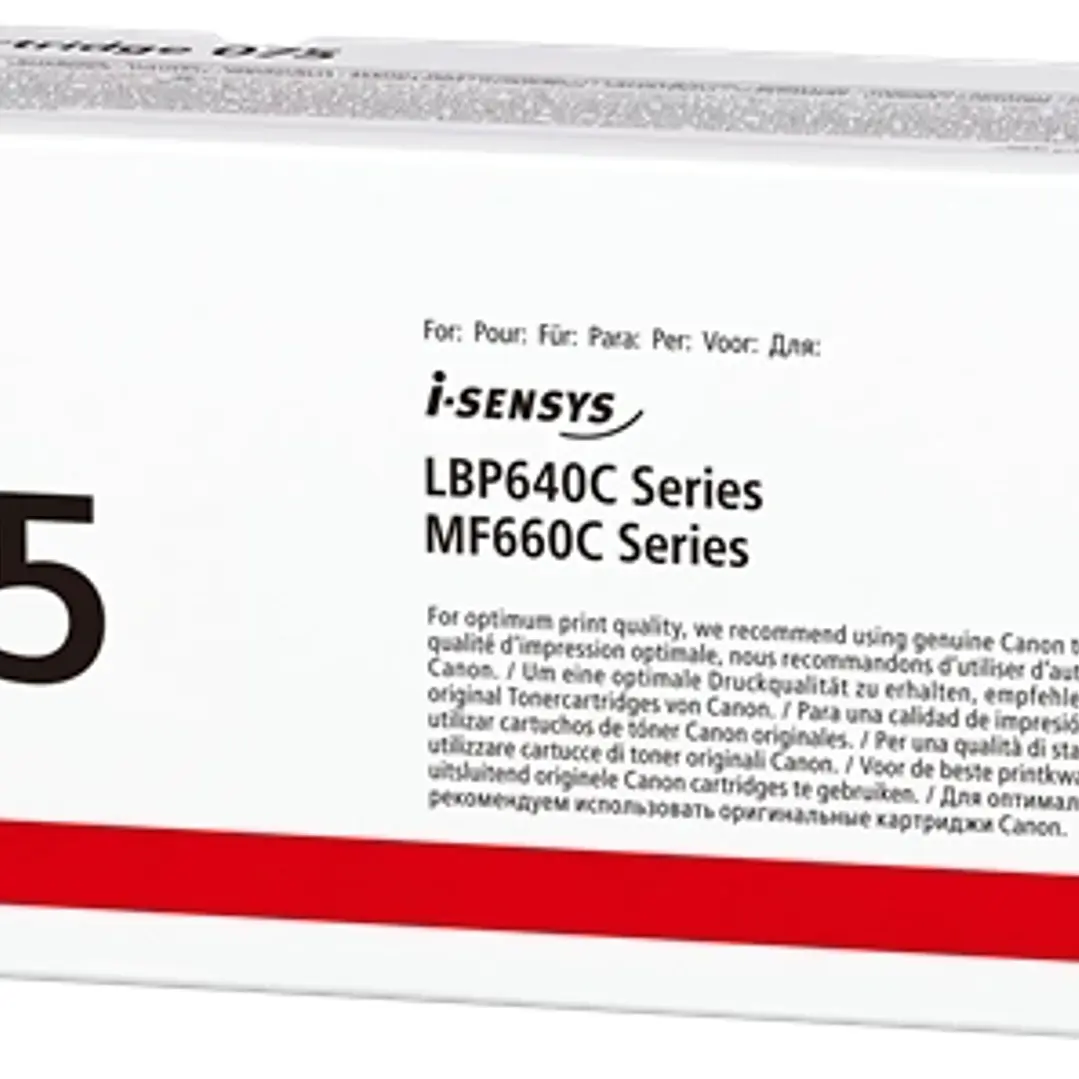 Canon 075 Magenta Cartucho de Toner Original - 6363C002 1