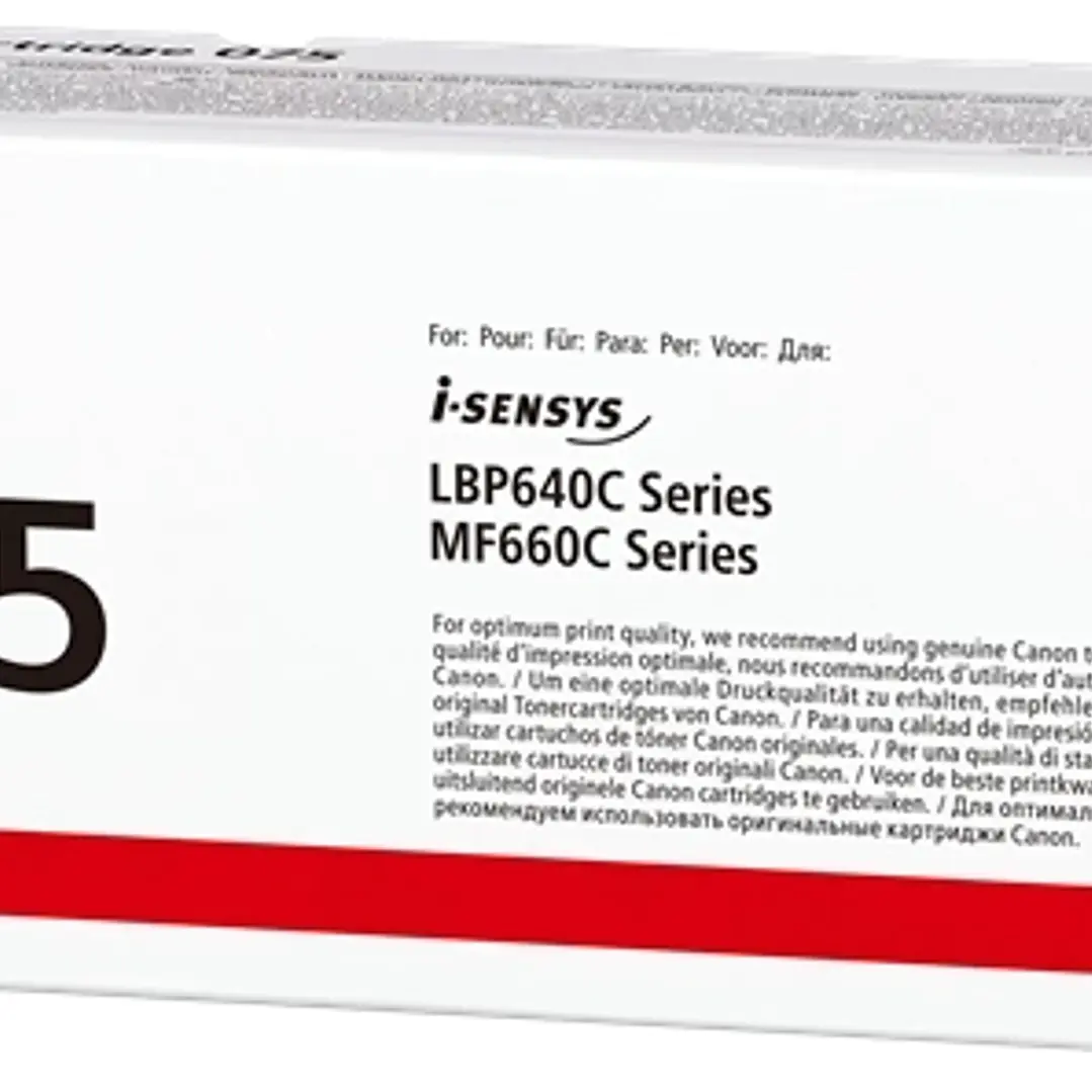 Canon 075 Cyan Cartucho de Toner Original - 6364C002 1