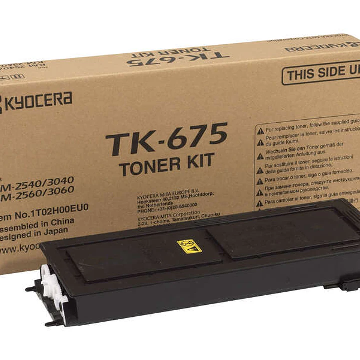 Kyocera TK675 Negro Cartucho de Toner Original - 1T02H00EU0 1